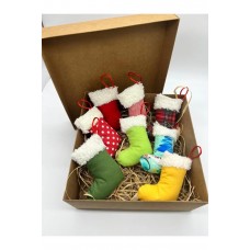 6’lı Hediyelik Yılbaşı Ağaç Süsü Seti